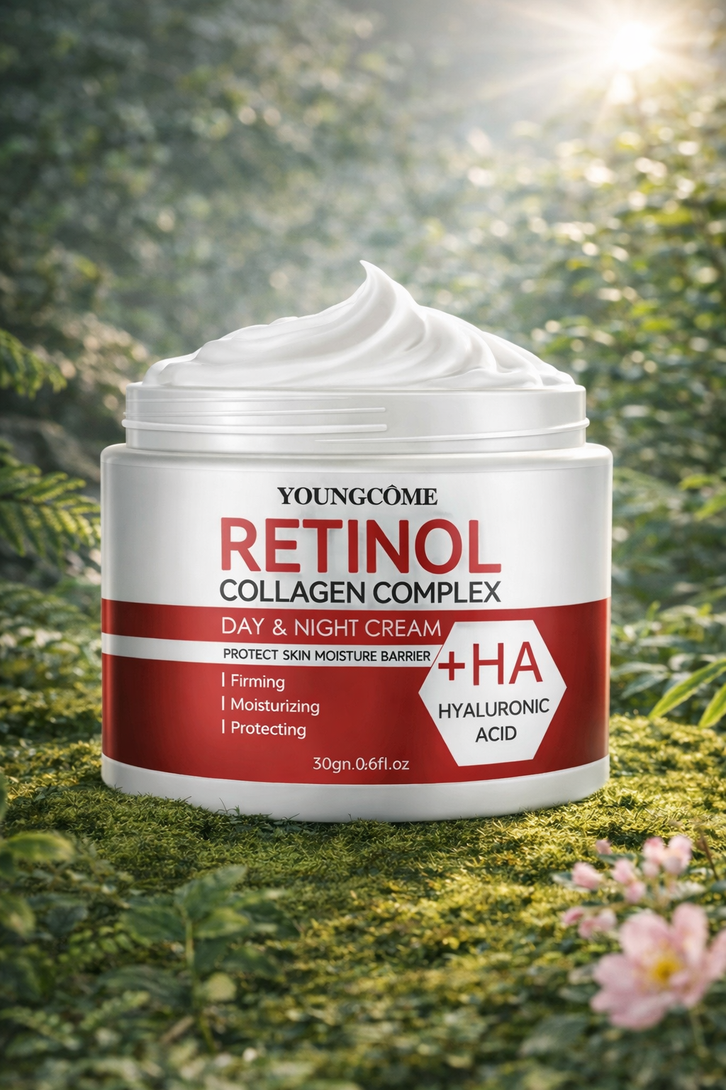 Crema idratante per il viso al collagene